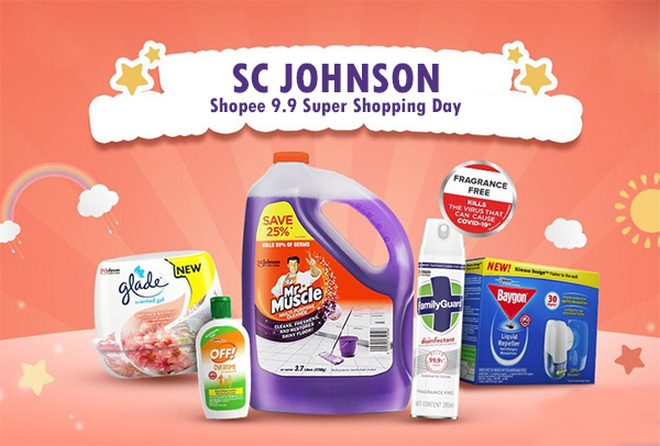 Score Exciting Deals From SC Johnson This 9.9 Super Shopping Day On Shopee