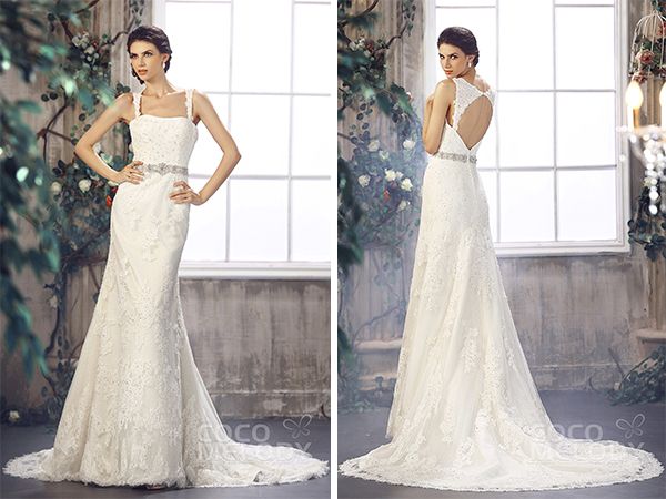 CocoMelody's Stunning Back Interest Wedding Dresses For The Beautiful Bride