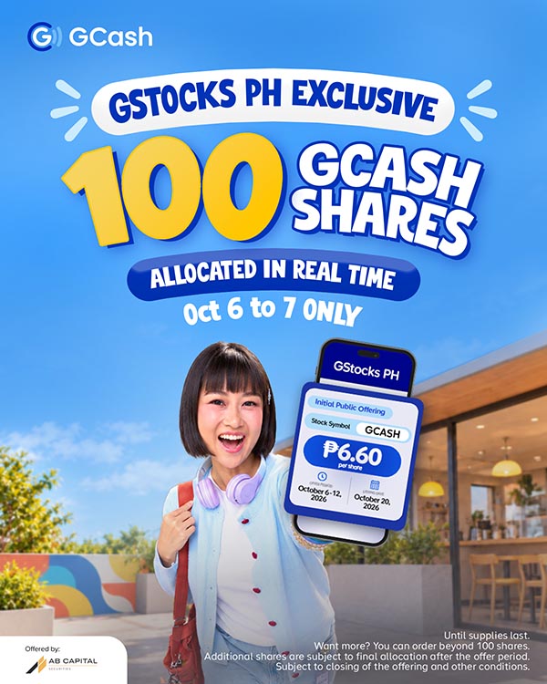 Mynt Offers Real-time IPO Allocation Starting At 100 Shares For GStocks Ph Users Via GCash